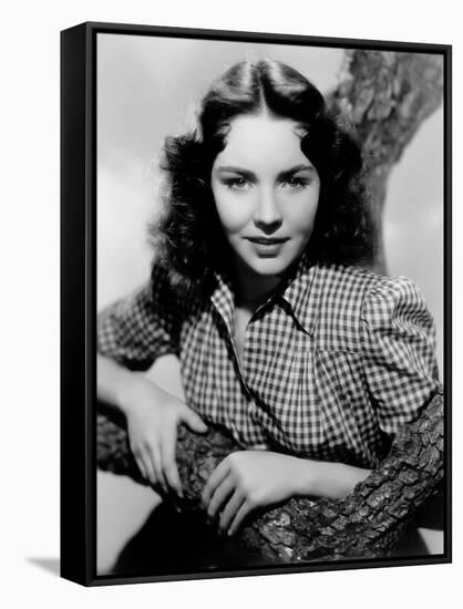 Jennifer Jones (photo)-null-Framed Stretched Canvas