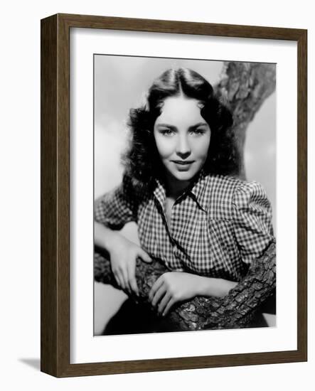 Jennifer Jones (photo)-null-Framed Photo