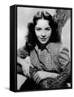 Jennifer Jones (photo)-null-Framed Stretched Canvas