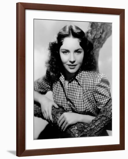 Jennifer Jones (photo)-null-Framed Photo