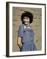 Jennifer Jones (photo)-null-Framed Photo