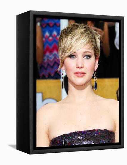 Jennifer Lawrence-null-Framed Stretched Canvas