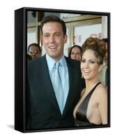 Jennifer Lopez And Ben Affleck-null-Framed Stretched Canvas