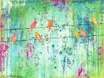 Birds on a Wire-Jennifer McCully-Giclee Print