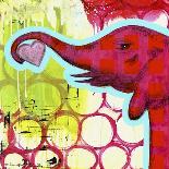 Pink Elephant-Jennifer McCully-Giclee Print