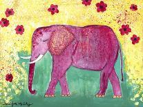 Hot Pink Elephant-Jennifer McCully-Giclee Print