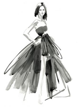 Gestural Evening Gown I