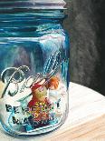 Ball Jar with Tree Peppers-Jennifer Redstreake Geary-Mounted Art Print