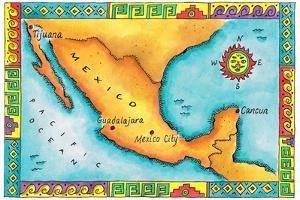 map of mexico by jennifer thermes
