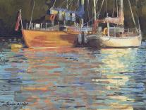 Afternoon Yacht Reflections-Jennifer Wright-Giclee Print