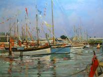 Moored Yachts, Late Afternoon-Jennifer Wright-Giclee Print