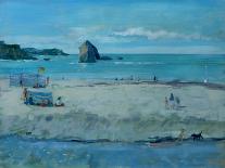 Thurlestone Beach, Calm Summer Day , 2016-Jennifer Wright-Giclee Print