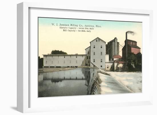 Jennison Milling, Appleton, Minnesota-null-Framed Art Print