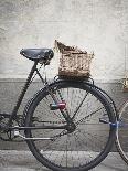 Bicycle with weathered basket-Jenny Elia Pfeiffer-Stretched Canvas