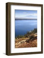 Jenny Lake from Inspiration Point on a Clear Autumn (Fall) Day, Grand Teton National Park, Wyoming-Eleanor Scriven-Framed Photographic Print