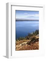 Jenny Lake from Inspiration Point on a Clear Autumn (Fall) Day, Grand Teton National Park, Wyoming-Eleanor Scriven-Framed Photographic Print