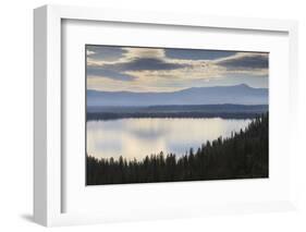 Jenny Lake from Inspiration Point on a Hazy Autumn (Fall) Day, Grand Teton National Park, Wyoming-Eleanor Scriven-Framed Photographic Print