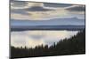 Jenny Lake from Inspiration Point on a Hazy Autumn (Fall) Day, Grand Teton National Park, Wyoming-Eleanor Scriven-Mounted Photographic Print