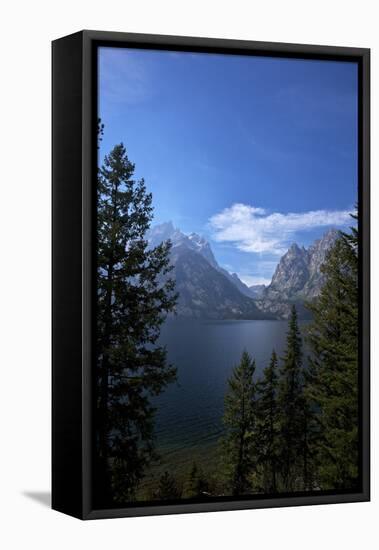 Jenny Lake, Grand Teton National Park, Wyoming, United States of America, North America-Peter Barritt-Framed Stretched Canvas