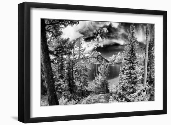 Jenny Lake Panorama-Dean Fikar-Framed Photographic Print