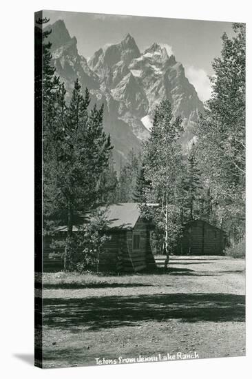 Jenny Lake Ranch, Tetons-null-Stretched Canvas