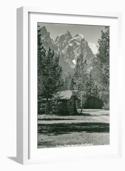 Jenny Lake Ranch, Tetons-null-Framed Art Print