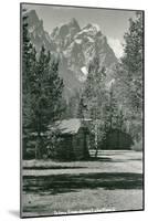 Jenny Lake Ranch, Tetons-null-Mounted Art Print