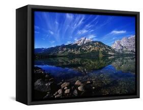 Jenny Lake Reflecting Teton Range-Gunter Marx-Framed Stretched Canvas