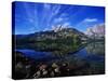Jenny Lake Reflecting Teton Range-Gunter Marx-Stretched Canvas