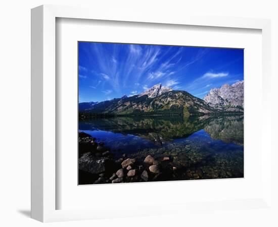 Jenny Lake Reflecting Teton Range-Gunter Marx-Framed Photographic Print