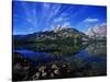 Jenny Lake Reflecting Teton Range-Gunter Marx-Stretched Canvas