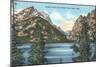 Jenny Lake, Saddle, Grand Teton-null-Mounted Premium Giclee Print