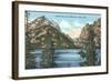 Jenny Lake, Saddle, Grand Teton-null-Framed Art Print