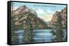 Jenny Lake, Saddle, Grand Teton-null-Framed Stretched Canvas