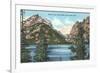 Jenny Lake, Saddle, Grand Teton-null-Framed Art Print