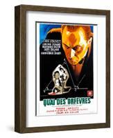 JENNY LAMOUR, (aka QUAI DES ORFEVRES), French poster, Louis Jouvet, 1947-null-Framed Art Print