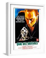 JENNY LAMOUR, (aka QUAI DES ORFEVRES), French poster, Louis Jouvet, 1947-null-Framed Art Print