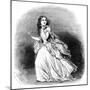 Jenny Lind, Soprano known as the 'Swedish Nightingale, 1848-null-Mounted Giclee Print