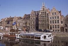 Boats and Harbour, Ostend, Belgium-Jenny Pate-Photographic Print