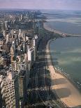 View North Along Shore of Lake Michigan from John Hancock Center, Chicago, Illinois, USA-Jenny Pate-Photographic Print