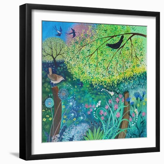 Jenny's Garden,2017-Lisa Graa Jensen-Framed Premium Giclee Print