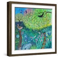 Jenny's Garden,2017-Lisa Graa Jensen-Framed Giclee Print