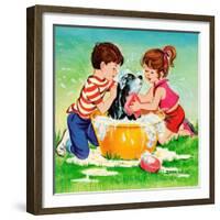 Jenny's Secret - Jack & Jill-Irma Wilde-Framed Giclee Print