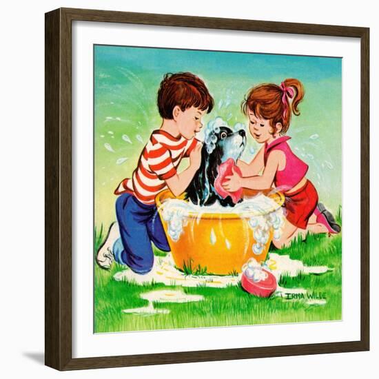 Jenny's Secret - Jack & Jill-Irma Wilde-Framed Giclee Print