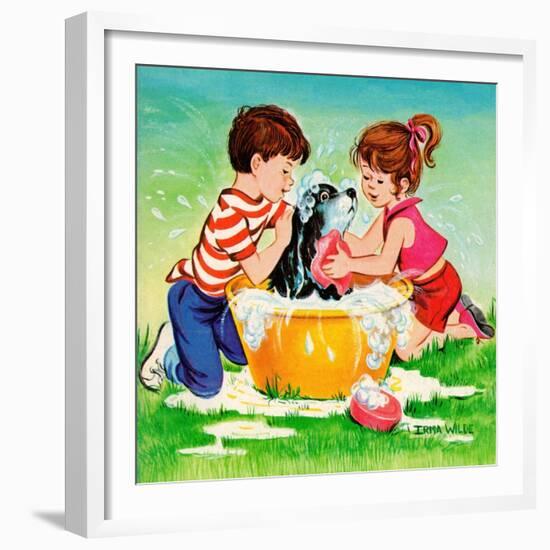 Jenny's Secret - Jack & Jill-Irma Wilde-Framed Giclee Print