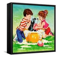 Jenny's Secret - Jack & Jill-Irma Wilde-Framed Stretched Canvas