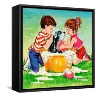 Jenny's Secret - Jack & Jill-Irma Wilde-Framed Stretched Canvas