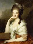 Portrait of a Lady (Oil on Canvas)-Jens Juel-Giclee Print