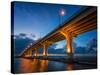 Jensen Beach Causeway, Florida-Frances Gallogly-Stretched Canvas