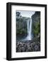 Jeongbang Pokpo Waterfall, Island of Jejudo, UNESCO World Heritage Site, South Korea, Asia-Michael-Framed Photographic Print